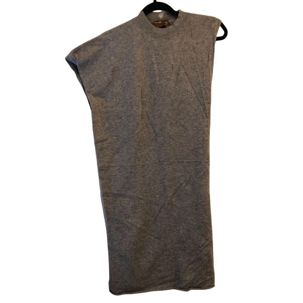 NWT Kerisma assymetrical long poncho sweater dress s/m layering angora modern co